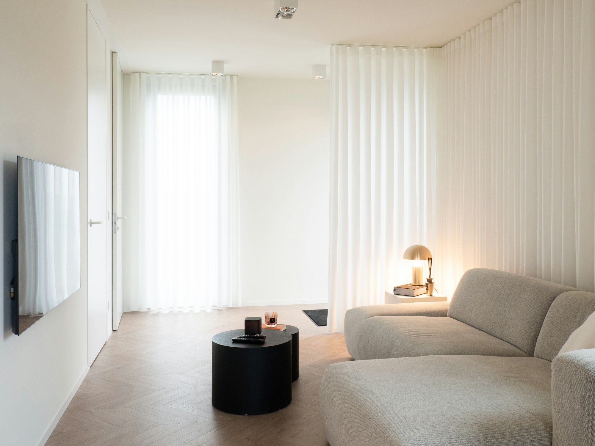 Skilpod #140 - interieur woonkamer, modern design